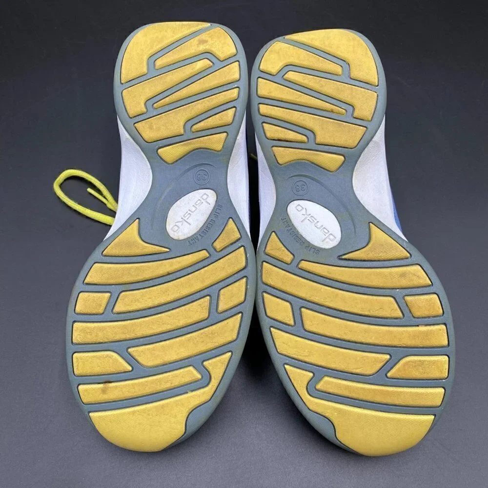 Dansko Energy Blue/Yellow Sneakers Women's Size 38